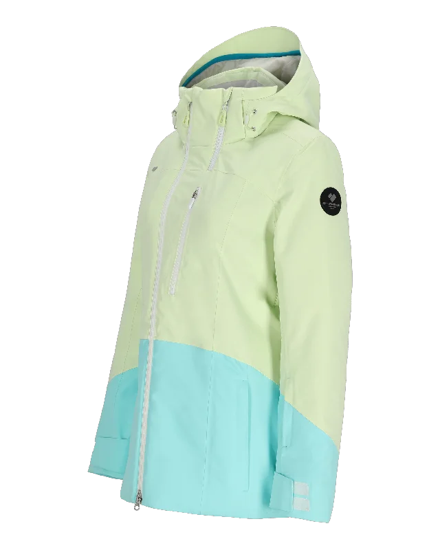 Women's faux fur - trimmed denim jackets for a trendy and cozy styleFirst Chair Jacket | Pistachio 23 Women's faux fur - trimmed denim jackets for a trendy and cozy styleFirst Chair Jacket | Pistachio 23