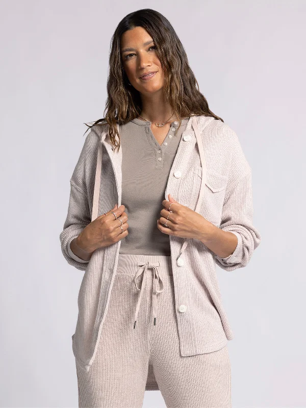 Shearling - lined women's leather coats for ultimate warmth and luxuryHALEY JACKET