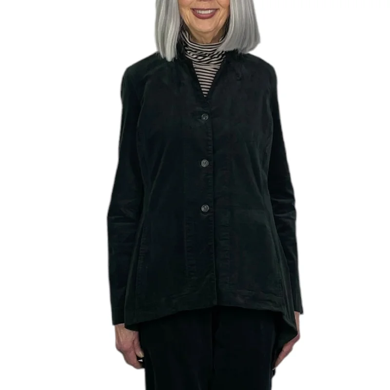 Women's faux fur - trimmed denim jackets for a trendy and cozy styleHARING JACKET W/ BACK TAILS Women's faux fur - trimmed denim jackets for a trendy and cozy styleHARING JACKET W/ BACK TAILS