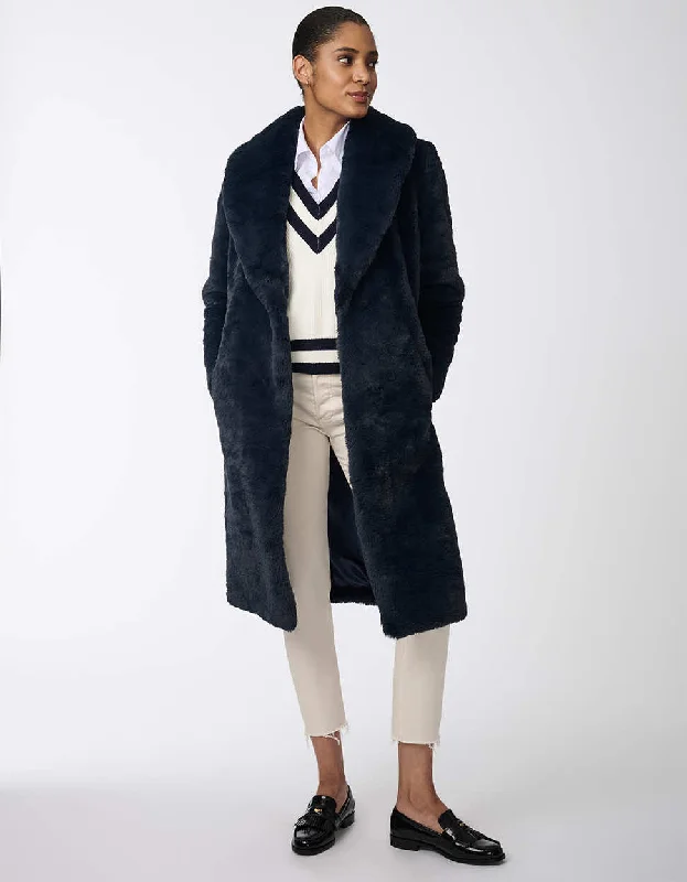 Women's faux fur coats in bright colors for a bold fashion statementHaven Fur Coat