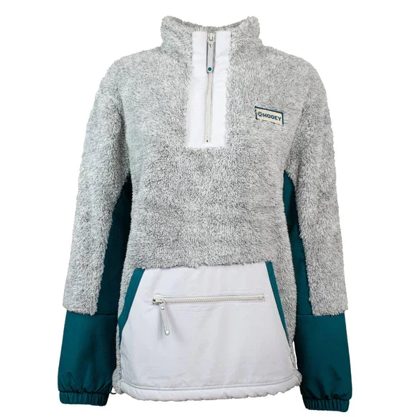Mid - length women's down coats in a slim fit for a modern and sleek appearanceWomen's Hooey Fleece Pullover #HFP004GY Mid - length women's down coats in a slim fit for a modern and sleek appearanceWomen's Hooey Fleece Pullover #HFP004GY
