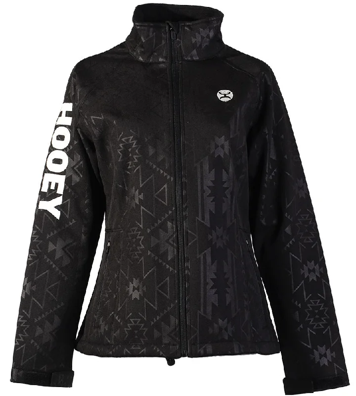 Water - resistant women's trench coats with adjustable cuffs for rainy daysWomen's Hooey Softshell Jacket #HJ111BKAZ Water - resistant women's trench coats with adjustable cuffs for rainy daysWomen's Hooey Softshell Jacket #HJ111BKAZ