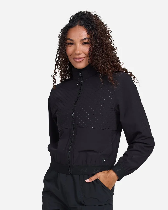 Women's shearling - lined suede jackets for ultimate warmth and luxuryHybrid Jacket