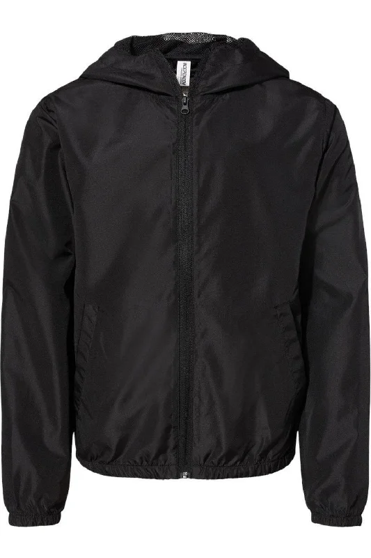 Women's pea coats with brass buttons for a nautical - inspired styleIndependent Trading Co. Youth Lightweight Windbreaker Full-Zip Jacket Women's pea coats with brass buttons for a nautical - inspired styleIndependent Trading Co. Youth Lightweight Windbreaker Full-Zip Jacket