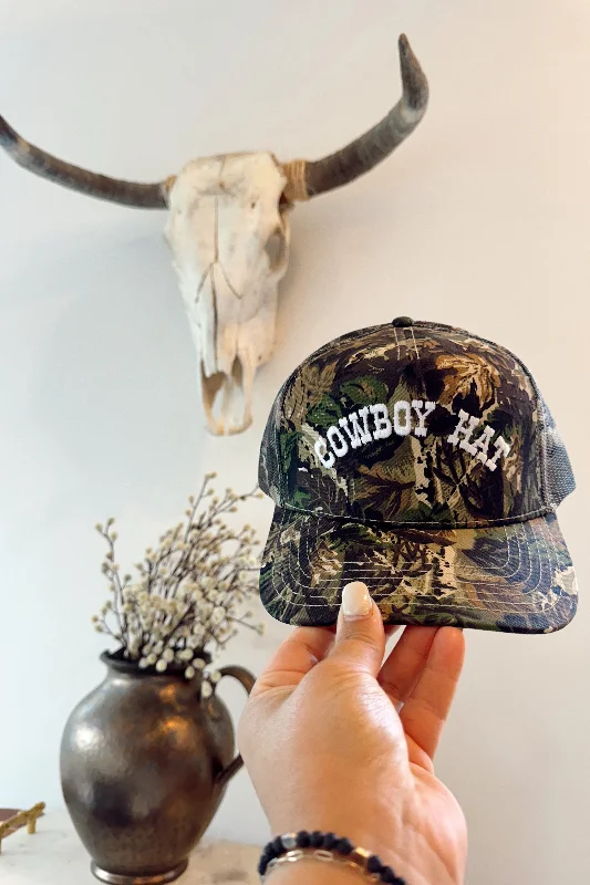 Women's moto jackets with a lace - up front for a unique and stylish touchKENZKUSTOMZ - Cowboy Hat Vintage Trucker Hat - Camo Women's moto jackets with a lace - up front for a unique and stylish touchKENZKUSTOMZ - Cowboy Hat Vintage Trucker Hat - Camo
