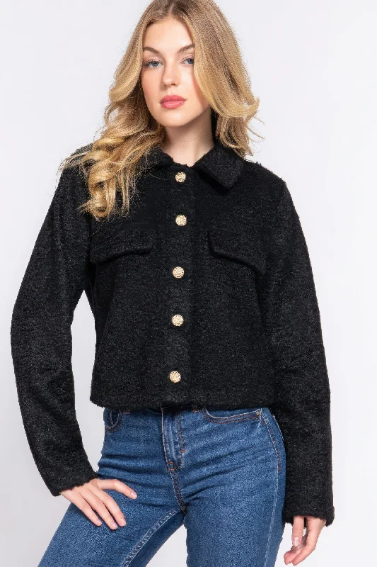 Belted women's cashmere coats in soft pastels for a luxurious feelLong Slv Teddy Fleece Short Jacket Belted women's cashmere coats in soft pastels for a luxurious feelLong Slv Teddy Fleece Short Jacket