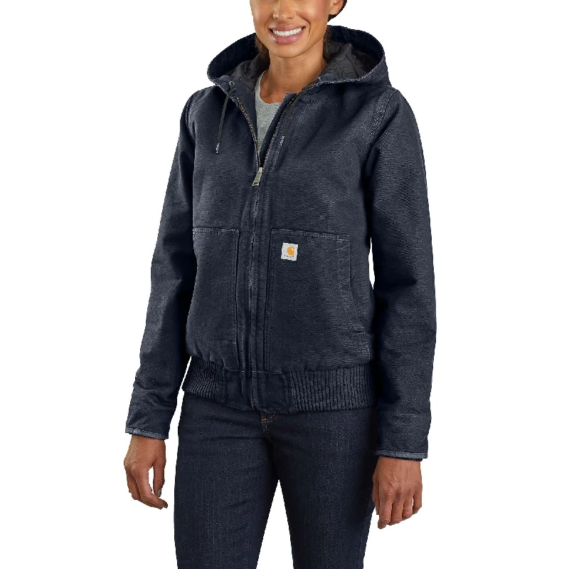 Long women's mac coats in a lightweight fabric for spring showersLoose Fit Washed Duck Insulated Active Jac Long women's mac coats in a lightweight fabric for spring showersLoose Fit Washed Duck Insulated Active Jac