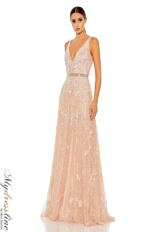 Formal dresses with off - the - shoulder sleeves and rhinestone accents for a sophisticated promMac Duggal 5215 Formal dresses with off - the - shoulder sleeves and rhinestone accents for a sophisticated promMac Duggal 5215