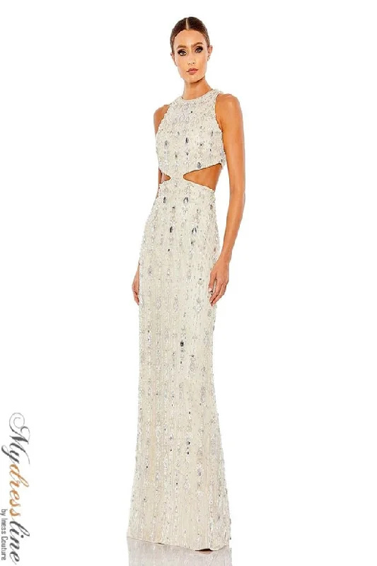 Prom dresses with gathered skirts and crystal - encrusted belts for a luxurious promMac Duggal 5740 Prom dresses with gathered skirts and crystal - encrusted belts for a luxurious promMac Duggal 5740