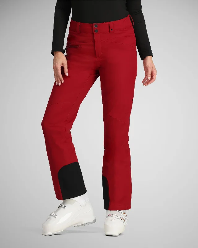 Women's double - breasted tweed jackets in classic colors for a sophisticated office lookMalta Pant | Rustic Red Women's double - breasted tweed jackets in classic colors for a sophisticated office lookMalta Pant | Rustic Red
