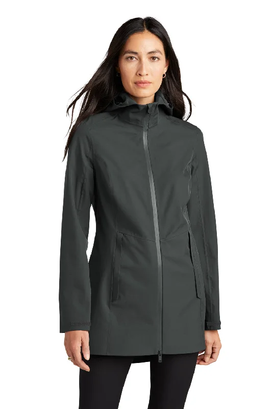 Women's long - length wool blend jackets for a warm and stylish winter lookMercer+Mettle Womens Waterproof Full Zip Hooded Rain Jacket - Anchor Grey Women's long - length wool blend jackets for a warm and stylish winter lookMercer+Mettle Womens Waterproof Full Zip Hooded Rain Jacket - Anchor Grey
