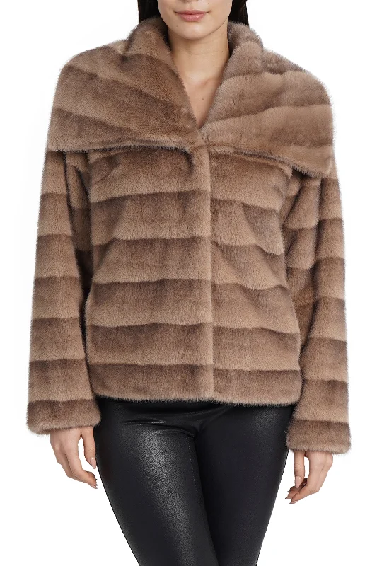 Women's longline double - breasted camel coats for a sophisticated lookMia Faux Fur Coat Women's longline double - breasted camel coats for a sophisticated lookMia Faux Fur Coat
