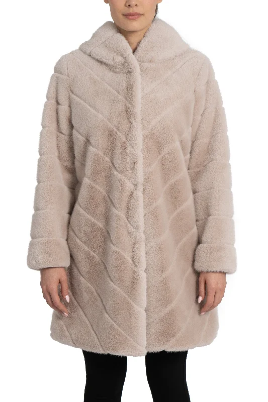 Shearling - lined women's leather coats for ultimate warmth and luxuryMischa Faux Fur Coat Shearling - lined women's leather coats for ultimate warmth and luxuryMischa Faux Fur Coat