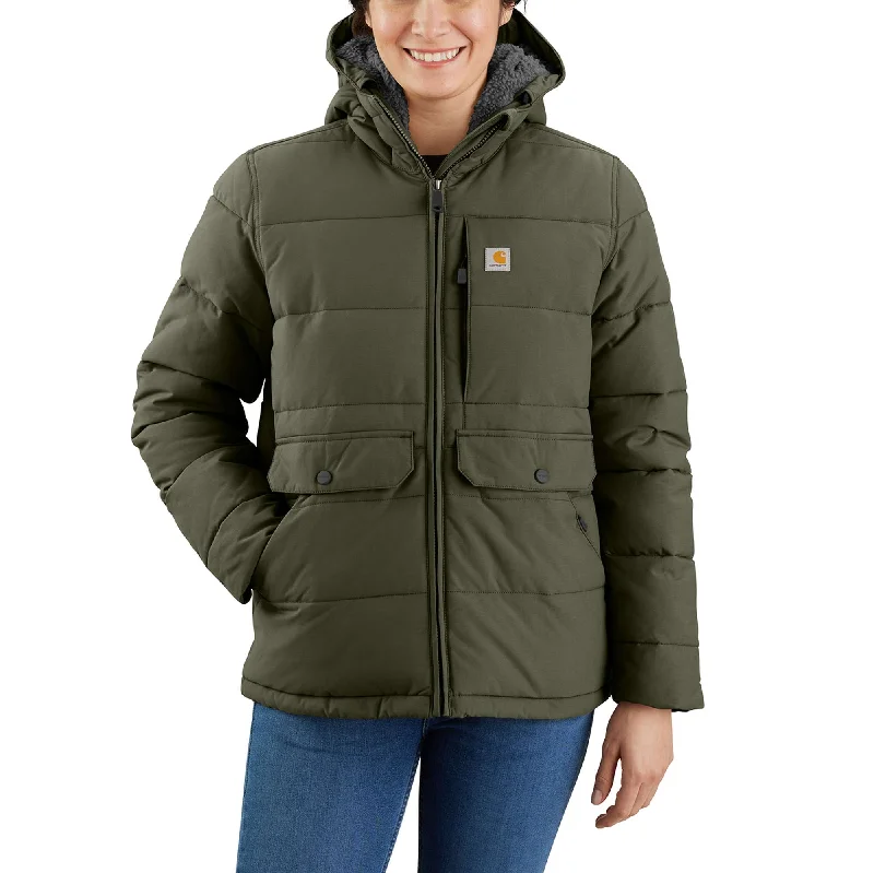 Women's cropped leather coats with silver studs for an edgy lookMontana Relaxed Fit Insulated Jacket Women's cropped leather coats with silver studs for an edgy lookMontana Relaxed Fit Insulated Jacket