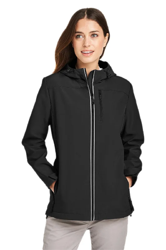 Women's cropped leather jackets with silver zippers for a punk - inspired outfitNautica Womens Wavestorm Wind & Water Resistant Full Zip Hooded Jacket - Black Women's cropped leather jackets with silver zippers for a punk - inspired outfitNautica Womens Wavestorm Wind & Water Resistant Full Zip Hooded Jacket - Black