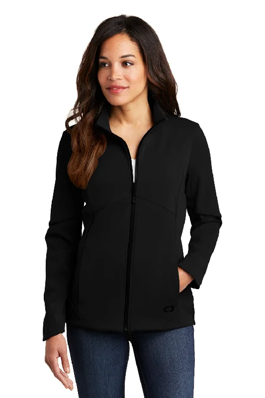 Women's shearling - lined suede jackets for ultimate warmth and luxuryOgio Womens Exaction Wind & Water Resistant Full Zip Jacket - Blacktop Women's shearling - lined suede jackets for ultimate warmth and luxuryOgio Womens Exaction Wind & Water Resistant Full Zip Jacket - Blacktop