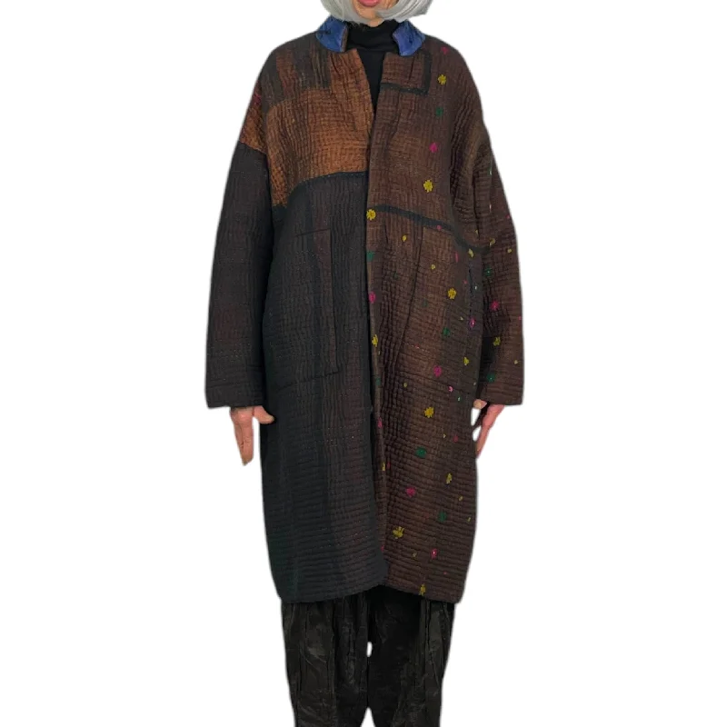 Women's waterproof parka coats with multiple pockets for practicalityQUILTED OVERSIZED MEDIUM COAT Women's waterproof parka coats with multiple pockets for practicalityQUILTED OVERSIZED MEDIUM COAT