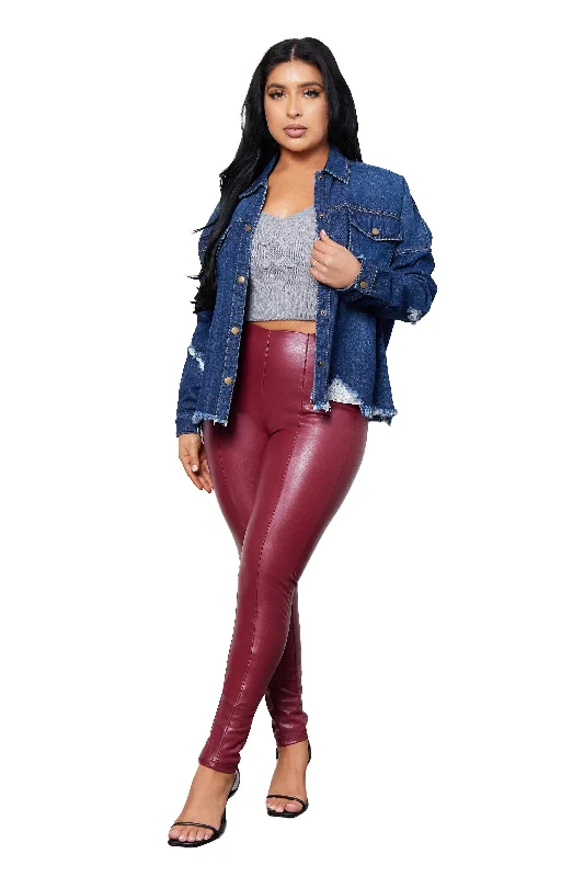 Women's windbreaker jackets with adjustable hoods for windy daysOversized Shacket