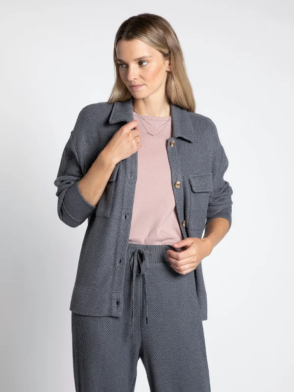 Shearling - lined women's leather coats for ultimate warmth and luxuryOWEN JACKET