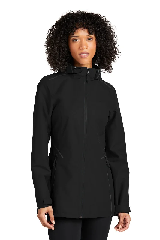 Women's denim jackets with a patchwork design for a bohemian and artsy stylePort Authority Womens Collective Tech Waterproof Full Zip Outer Shell Hooded Jacket - Deep Black Women's denim jackets with a patchwork design for a bohemian and artsy stylePort Authority Womens Collective Tech Waterproof Full Zip Outer Shell Hooded Jacket - Deep Black