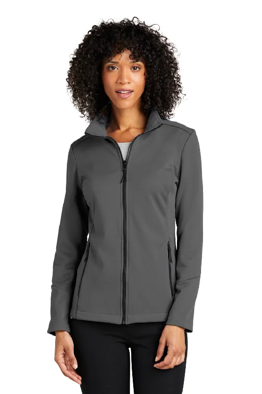Women's military - style jackets with epaulets for a tough and fashionable appearancePort Authority Womens Collective Tech Waterproof Full Zip Soft Shell Jacket - Graphite Grey Women's military - style jackets with epaulets for a tough and fashionable appearancePort Authority Womens Collective Tech Waterproof Full Zip Soft Shell Jacket - Graphite Grey