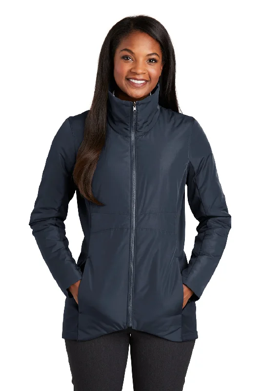 Women's waterproof rain jackets in bright yellow for high - visibility outdoor activitiesPort Authority Womens Collective Wind & Water Resistant Full Zip Jacket - River Navy Blue Women's waterproof rain jackets in bright yellow for high - visibility outdoor activitiesPort Authority Womens Collective Wind & Water Resistant Full Zip Jacket - River Navy Blue