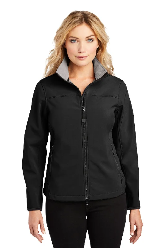 Women's bomber jackets with floral embroidery for a feminine and unique designPort Authority Womens Glacier Wind & Water Resistant Full Zip Jacket - Black/Chrome Grey Women's bomber jackets with floral embroidery for a feminine and unique designPort Authority Womens Glacier Wind & Water Resistant Full Zip Jacket - Black/Chrome Grey