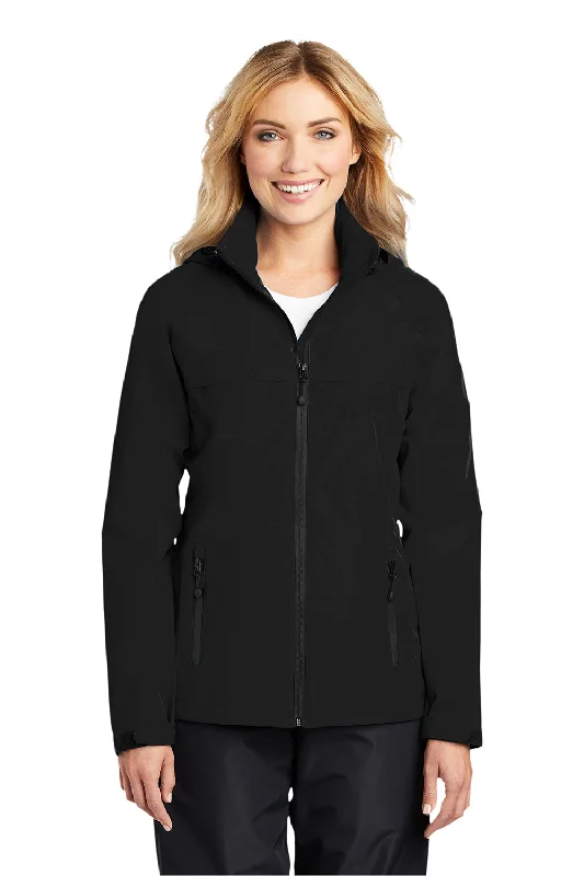 Women's cropped down jackets in bold colors for a sporty and fashionable winter outfitPort Authority Womens Torrent Waterproof Full Zip Hooded Jacket - Black Women's cropped down jackets in bold colors for a sporty and fashionable winter outfitPort Authority Womens Torrent Waterproof Full Zip Hooded Jacket - Black