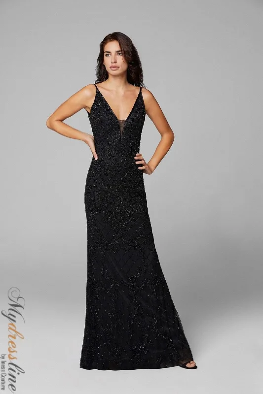 Formal dresses with geometric patterns and metallic accents for a modern formal affairPrimavera 3433 Formal dresses with geometric patterns and metallic accents for a modern formal affairPrimavera 3433