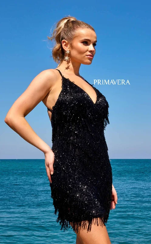 Party dresses with a criss - cross back design for a stylish detailPrimavera Couture 4019 Dress Party dresses with a criss - cross back design for a stylish detailPrimavera Couture 4019 Dress