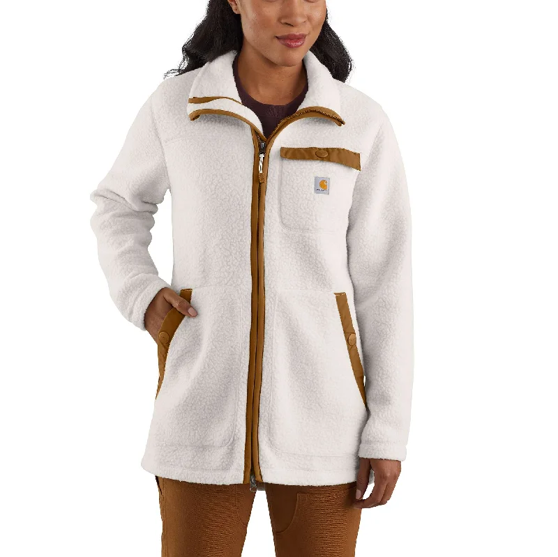Women's waterproof parka coats with multiple pockets for practicalityRelaxed Fit Fleece Coat Women's waterproof parka coats with multiple pockets for practicalityRelaxed Fit Fleece Coat
