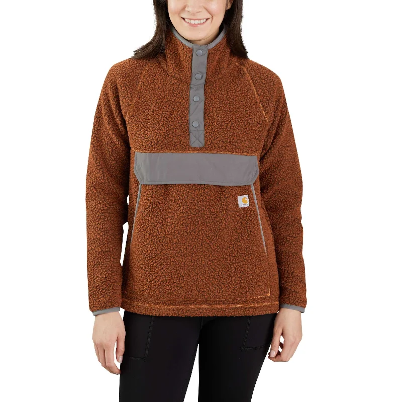 Women's reversible down coats with two - tone designs for versatile stylingRelaxed Fit Fleece Pullover Women's reversible down coats with two - tone designs for versatile stylingRelaxed Fit Fleece Pullover