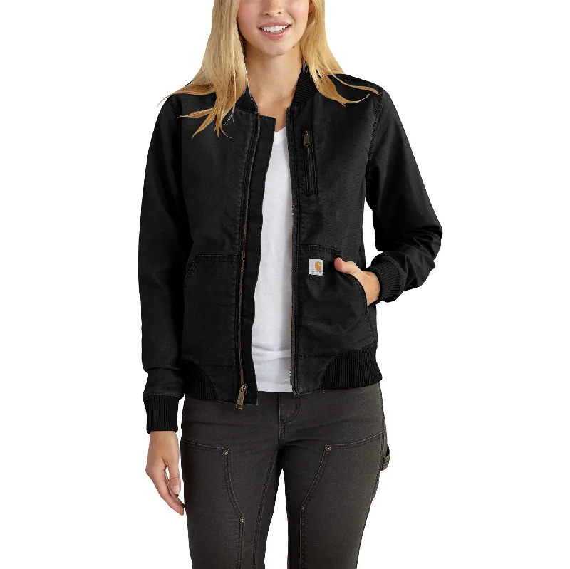 Water - resistant women's trench coats with adjustable cuffs for rainy daysRugged Flex® Relaxed Fit Canvas Jacket Water - resistant women's trench coats with adjustable cuffs for rainy daysRugged Flex® Relaxed Fit Canvas Jacket