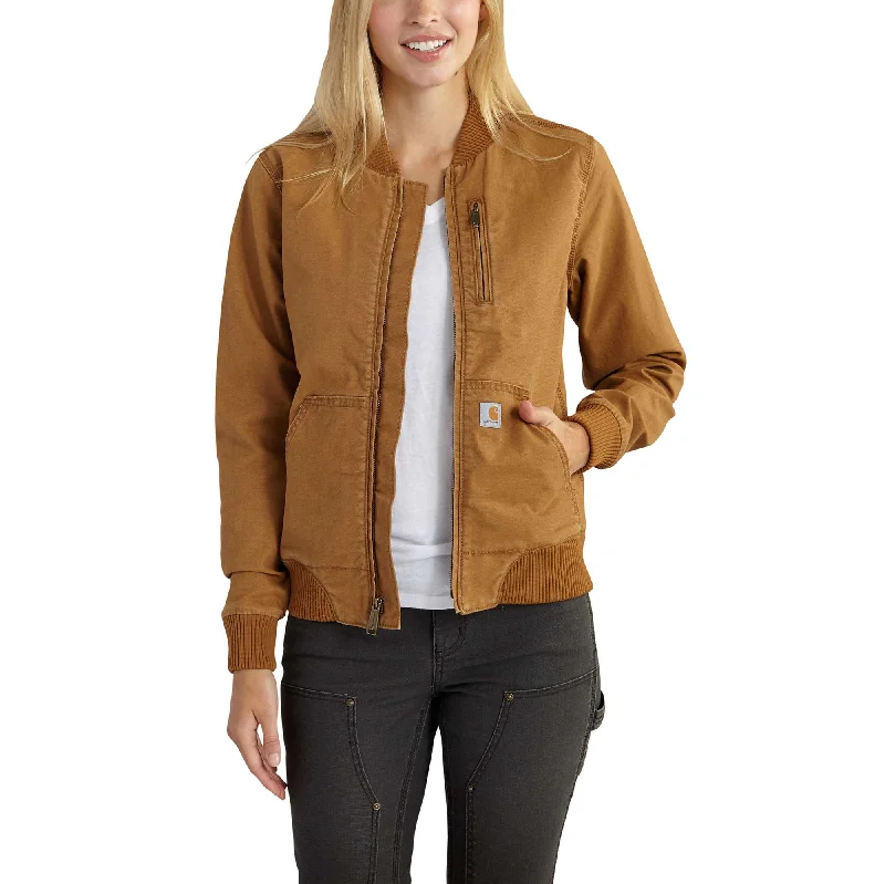 Long women's mac coats in a lightweight fabric for spring showersRugged Flex® Relaxed Fit Canvas Jacket Long women's mac coats in a lightweight fabric for spring showersRugged Flex® Relaxed Fit Canvas Jacket