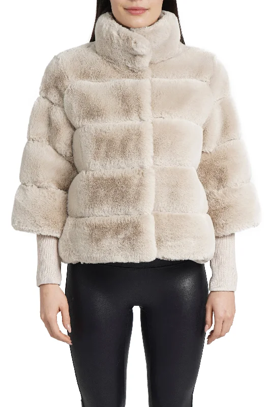 Long women's mac coats in a lightweight fabric for spring showersSamantha Faux Fur Jacket Long women's mac coats in a lightweight fabric for spring showersSamantha Faux Fur Jacket