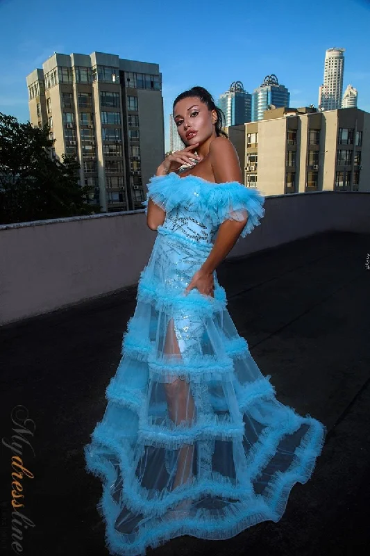 Prom dresses with side - slit pockets and solid - color fabrics for a practical and stylish formal lookSara Badr SB0036 Prom dresses with side - slit pockets and solid - color fabrics for a practical and stylish formal lookSara Badr SB0036