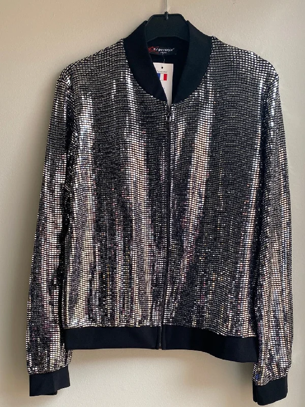Women's military - style jackets with epaulets for a tough and fashionable appearanceSequin Bolero Women's military - style jackets with epaulets for a tough and fashionable appearanceSequin Bolero