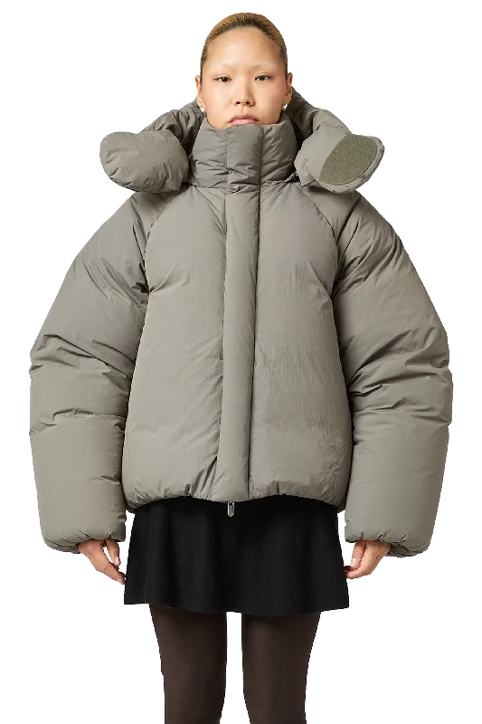 Women's waterproof parka coats with multiple pockets for practicalitySpace Coat in Stone