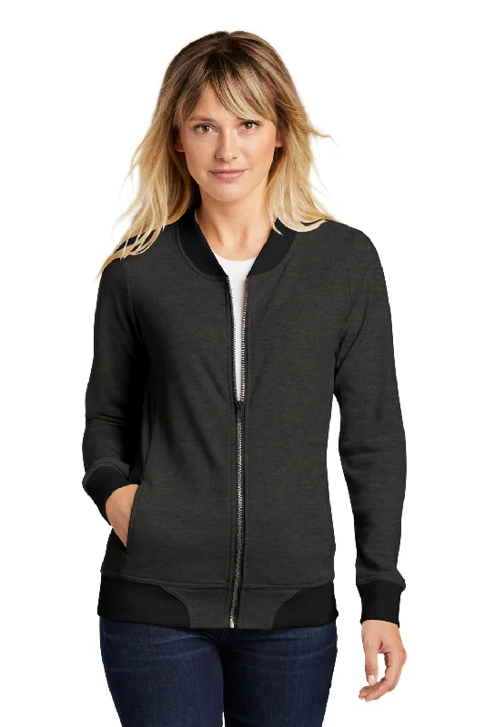 Women's trench coats with a removable belt for customizable stylingSport-Tek Womens French Terry Full Zip Bomber Jacket - Heather Black Women's trench coats with a removable belt for customizable stylingSport-Tek Womens French Terry Full Zip Bomber Jacket - Heather Black