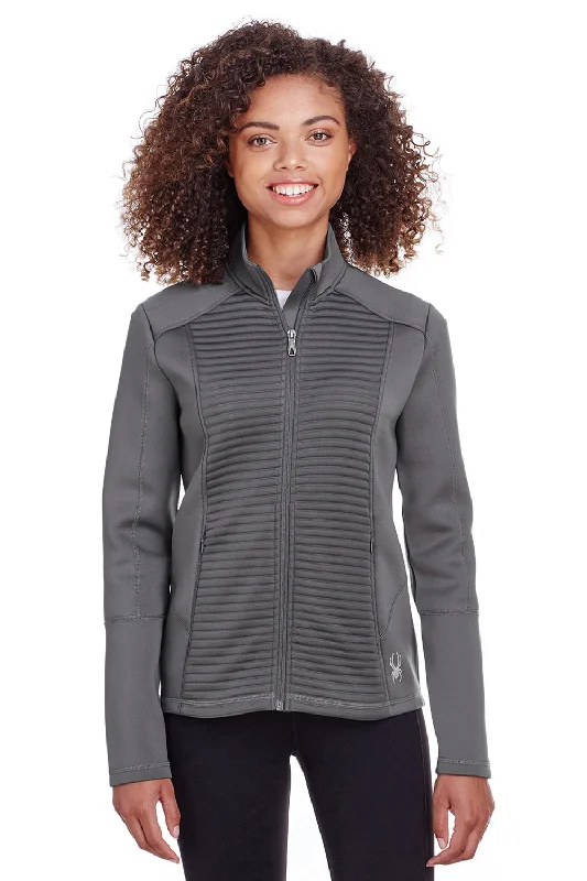 Women's trench coats with a removable belt for customizable stylingSpyder Womens Venom Full Zip Jacket - Polar Grey Women's trench coats with a removable belt for customizable stylingSpyder Womens Venom Full Zip Jacket - Polar Grey