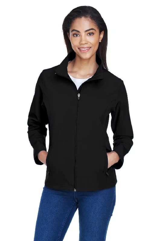 Women's shearling - lined suede jackets for ultimate warmth and luxuryTeam 365 Womens Leader Windproof & Waterproof Full Zip Jacket - Black Women's shearling - lined suede jackets for ultimate warmth and luxuryTeam 365 Womens Leader Windproof & Waterproof Full Zip Jacket - Black