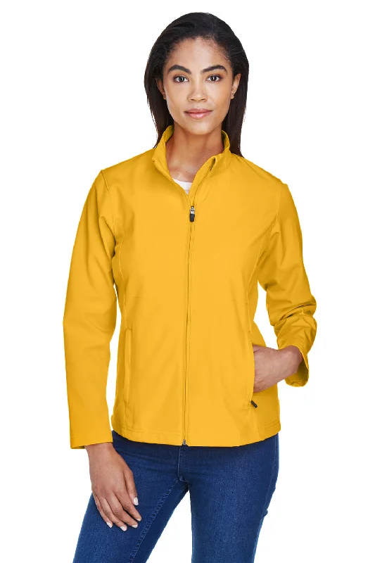 Women's bomber jackets with floral embroidery for a feminine and unique designTeam 365 Womens Leader Windproof & Waterproof Full Zip Jacket - Athletic Gold Women's bomber jackets with floral embroidery for a feminine and unique designTeam 365 Womens Leader Windproof & Waterproof Full Zip Jacket - Athletic Gold
