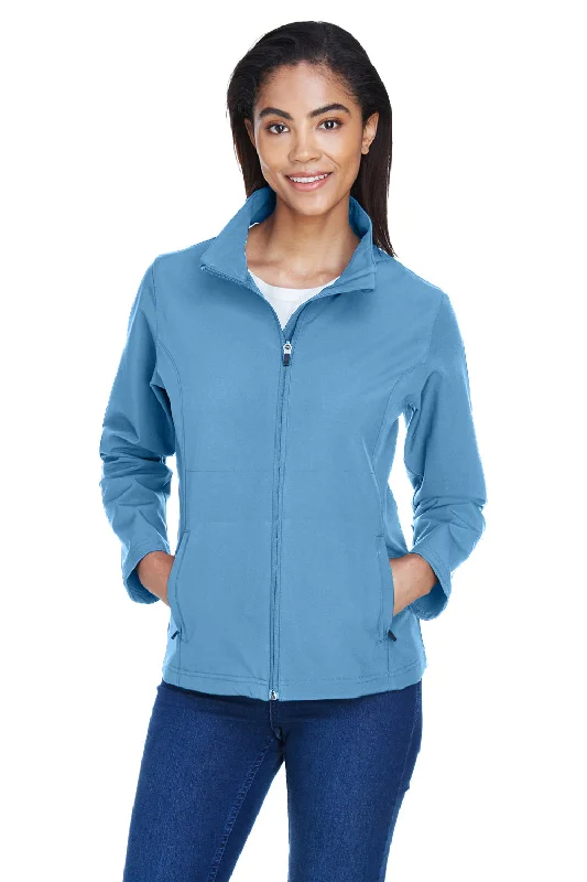 Women's trench coats with a removable belt for customizable stylingTeam 365 Womens Leader Windproof & Waterproof Full Zip Jacket - Light Blue Women's trench coats with a removable belt for customizable stylingTeam 365 Womens Leader Windproof & Waterproof Full Zip Jacket - Light Blue