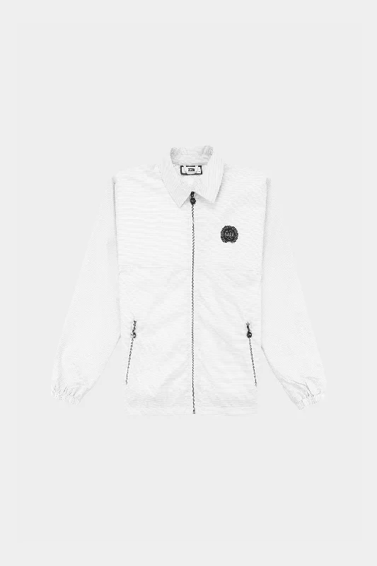 Women's military - style jackets with epaulets for a tough and fashionable appearanceTech Badge Classic Track Jacket Lt Grey Women's military - style jackets with epaulets for a tough and fashionable appearanceTech Badge Classic Track Jacket Lt Grey