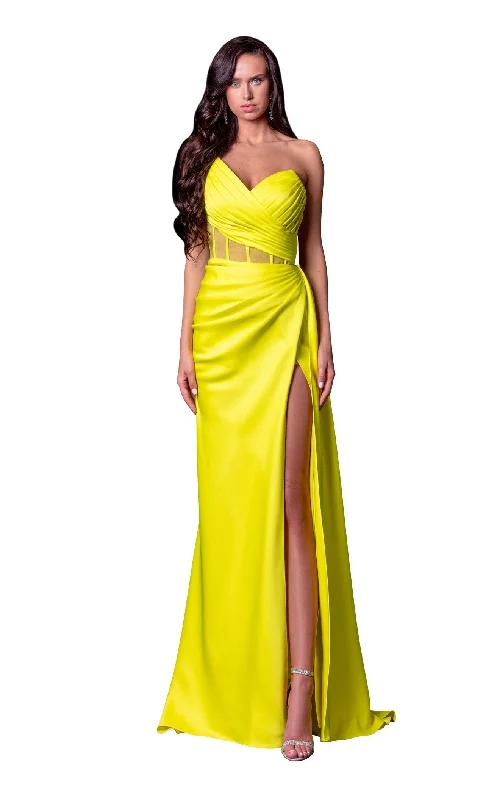 Prom dresses with ruched bodices and organza sleeves for a romantic lookTerani 2111P4020 Dress Prom dresses with ruched bodices and organza sleeves for a romantic lookTerani 2111P4020 Dress