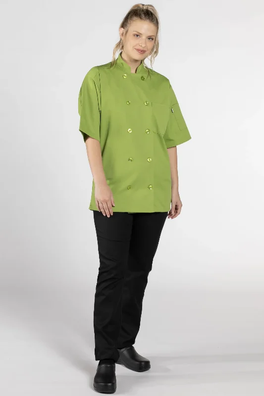 Quilted down women's coats with removable hoods for outdoor activitiesAvocado South Beach Chef Coat Quilted down women's coats with removable hoods for outdoor activitiesAvocado South Beach Chef Coat