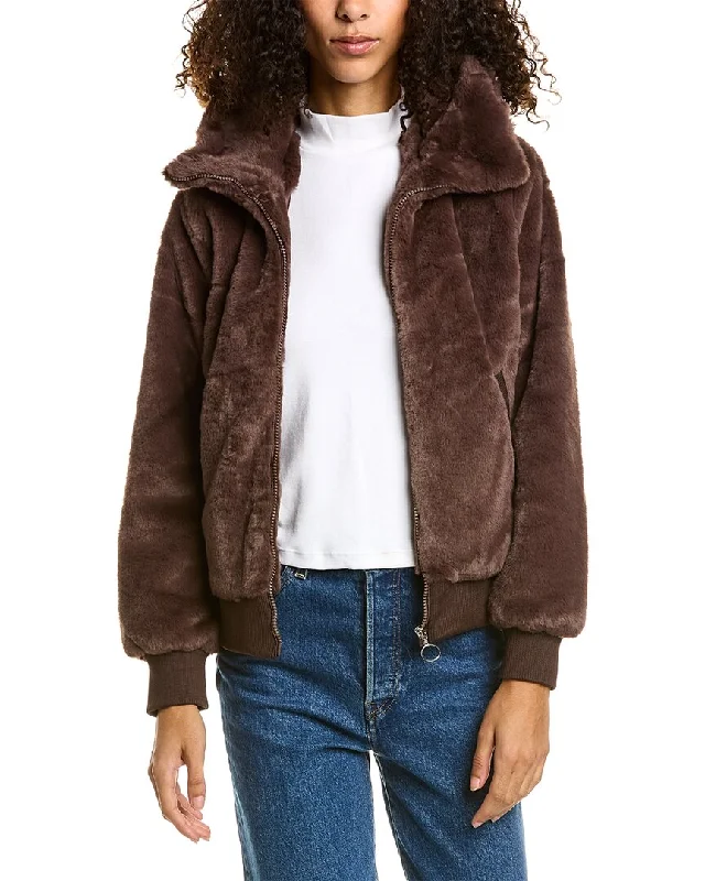 Mid - length women's down coats in a slim fit for a modern and sleek appearanceUrban Republic Bomber Jacket Mid - length women's down coats in a slim fit for a modern and sleek appearanceUrban Republic Bomber Jacket