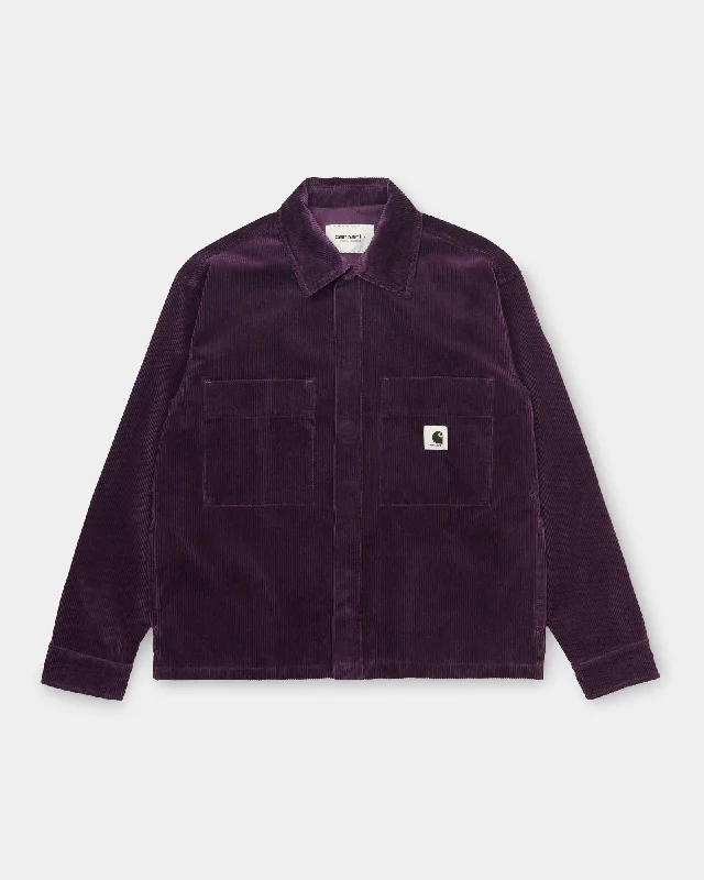 Women's military - style jackets with epaulets for a tough and fashionable appearanceFoya Shirt Jacket | Boysenberry Women's military - style jackets with epaulets for a tough and fashionable appearanceFoya Shirt Jacket | Boysenberry