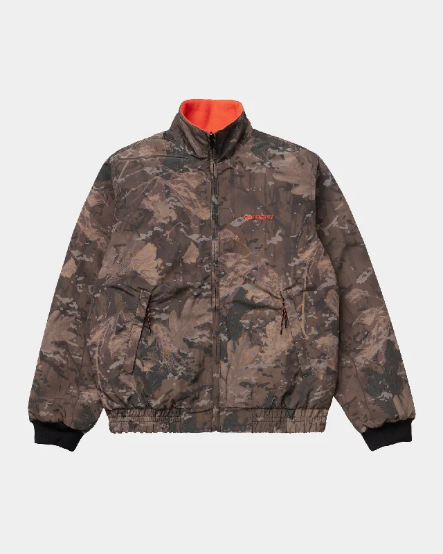 Women's denim jackets with distressed details for a casual and edgy lookKeystone Reversible Jacket | Combi Camo / Safety Orange Women's denim jackets with distressed details for a casual and edgy lookKeystone Reversible Jacket | Combi Camo / Safety Orange