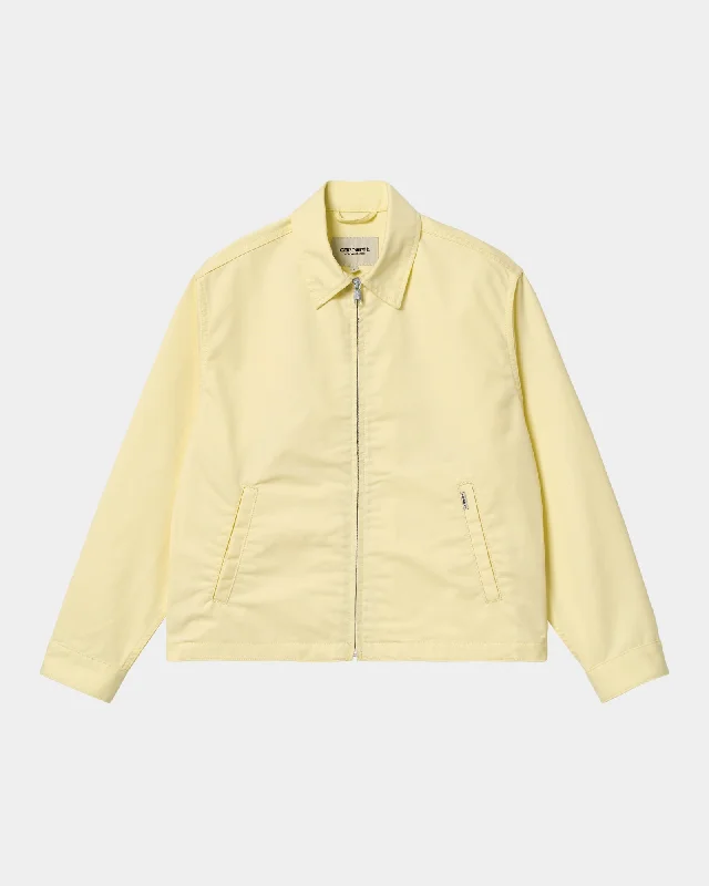 Women's bomber jackets with a holographic finish for a futuristic and eye - catching lookWomen's Modular Jacket | Soft Yellow Women's bomber jackets with a holographic finish for a futuristic and eye - catching lookWomen's Modular Jacket | Soft Yellow
